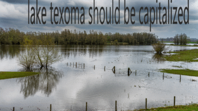 lake texoma should be capitalized