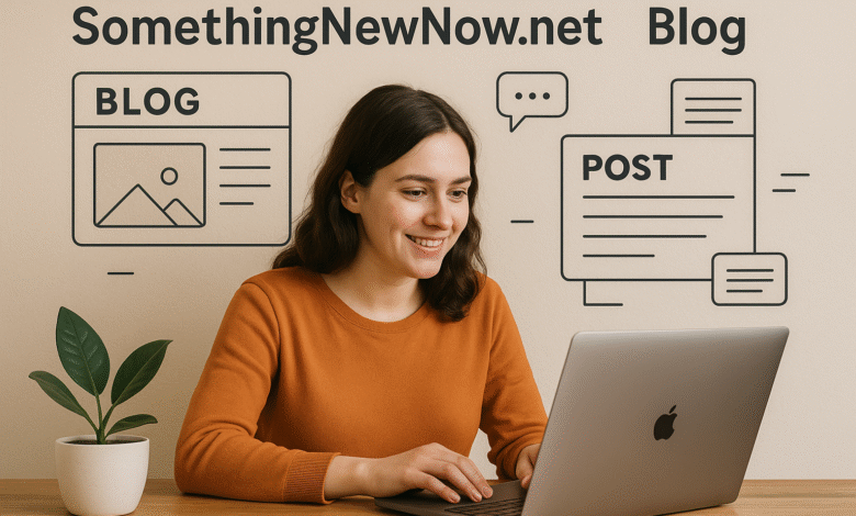 about somethingnewnow.net blog