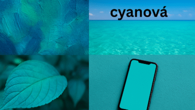 cyanová