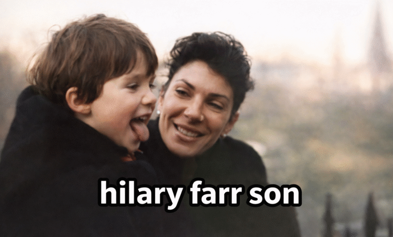 Hilary Farr son