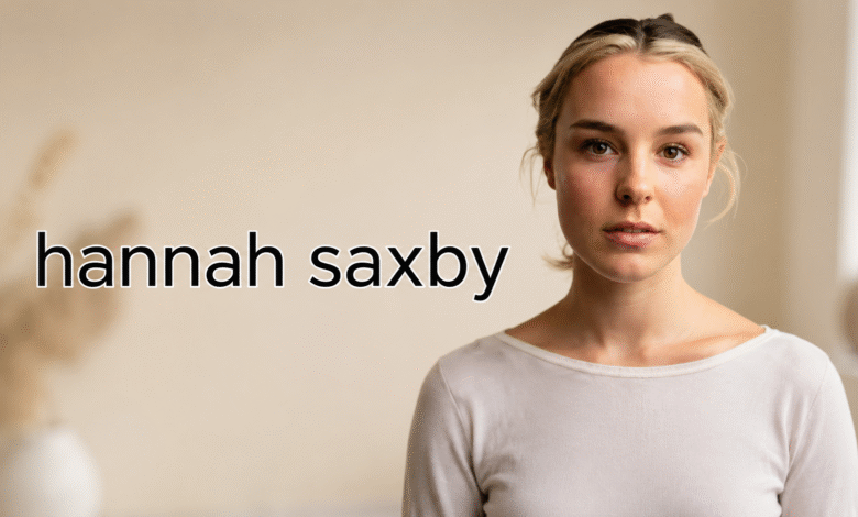 Hannah Saxby